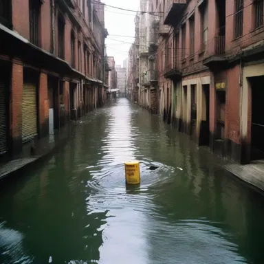 The scene in the movie portrayed a chase through the city's sewerage system.