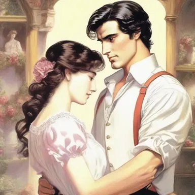In the romantic novel, the protagonist secretly worked as a pander to support her lover.