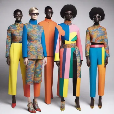 The designer decided to pander to the demand for bold colors and patterns in the upcoming fashion collection.