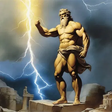 In Greek mythology, Zeus would often strike down his enemies with a single lightning bolt.