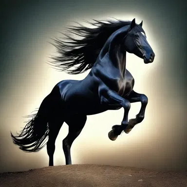 In the Bible, the dark horse was a symbol of mystery and divine intervention.