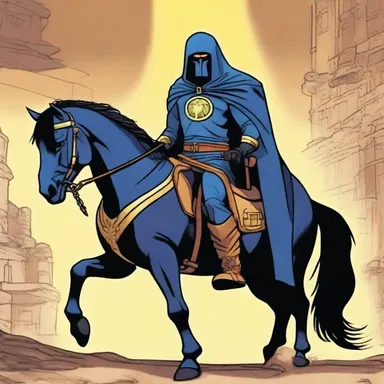 In the animated series, the dark horse character had secret powers that were revealed in later episodes.