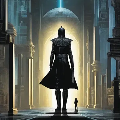 In the science fiction novel, a dark horse candidate emerges and becomes the ruler of a futuristic society.