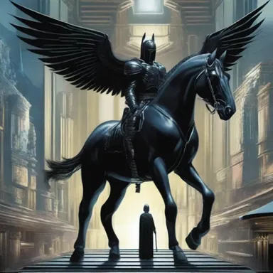 In the science fiction novel, a dark horse candidate emerges and becomes the ruler of a futuristic society.