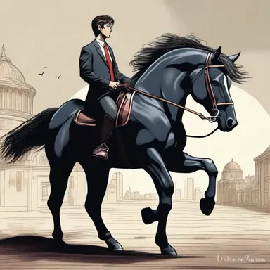 The protagonist in the literature work turns out to be a dark horse candidate, surprising everyone with their unexpected victory.