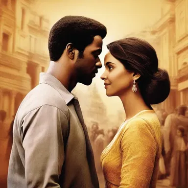 The movie depicted a fascinating love story between two people from different backgrounds.