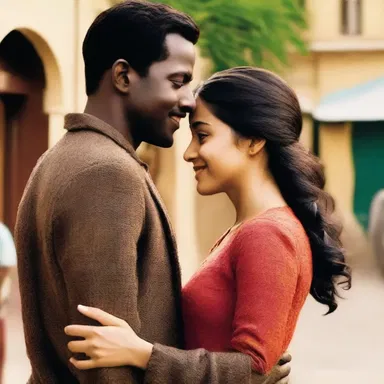 The movie depicted a fascinating love story between two people from different backgrounds.