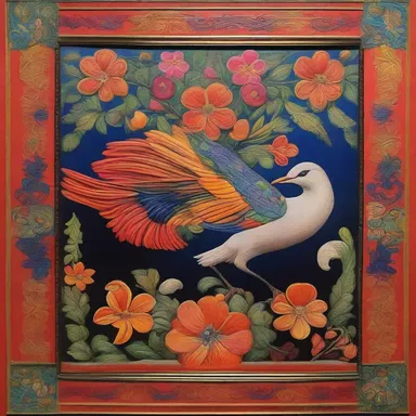 The artist's use of vibrant colors and intricate details in the painting was truly fascinating.