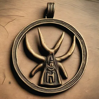 The ancient amulet depicted a mystical creature with isosceles-shaped horns.
