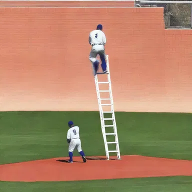 Why did the center fielder bring a ladder to the game? Because the ball was always over his head!