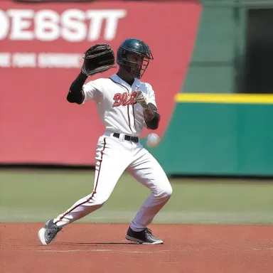 In the year 3030, the center fielder's robotic enhancements allowed him to catch every ball with ease.