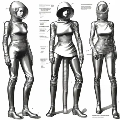 In the futuristic world of the science fiction novel, people wore gaiters as a fashion statement.