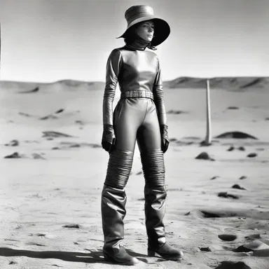 In the futuristic world of the science fiction novel, people wore gaiters as a fashion statement.