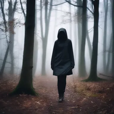 As Sarah walked through the haunted forest, she felt a cold touch on her ankle, realizing it was a gaiter trying to grab her.