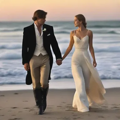 In the movie, the hero wore a pair of elegant gaiters as he walked hand in hand with his beloved along the moonlit beach.