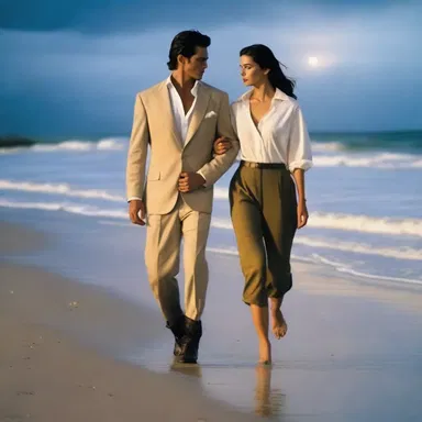 In the movie, the hero wore a pair of elegant gaiters as he walked hand in hand with his beloved along the moonlit beach.
