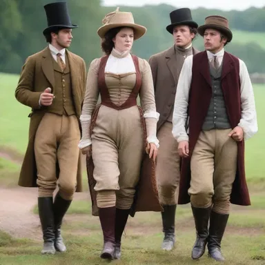 The costume designer for the period drama meticulously crafted the gaiters worn by the characters to accurately represent the fashion of that era.