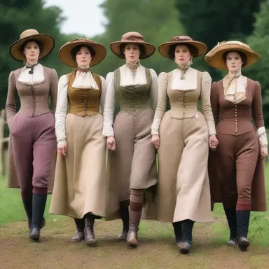 The costume designer for the period drama meticulously crafted the gaiters worn by the characters to accurately represent the fashion of that era.