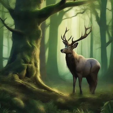 In the fantasy novel, the power play between the magical creatures occurred in the enchanted forest.