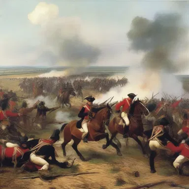 During the Battle of Waterloo, the power play of the troops was concentrated near Hougoumont.