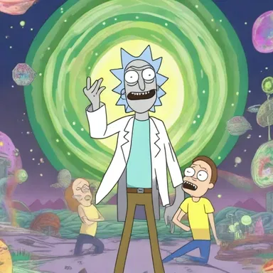 The show 'Rick and Morty' often incorporates metaphysical concepts into its storylines, exploring abstract ideas like multiple dimensions and time travel.