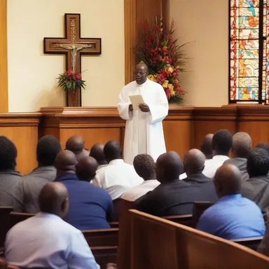The pastor usefully conveyed his message of love and forgiveness through his sermon.