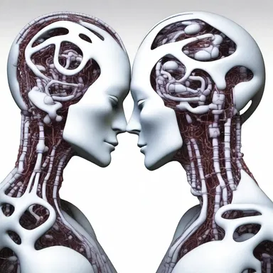 As the lovers gazed into each other's eyes, they could sense an unbreakable connection that seemed to reside in the subarachnoid space, binding them together.