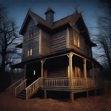 The haunted house attraction was designed with a hedonistic approach, creating an atmosphere of fear and excitement to provide a thrilling experience for visitors.