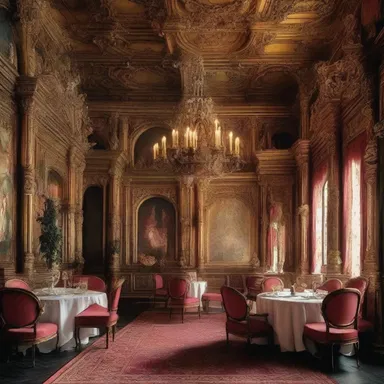 In the magical realm of the fantasy novel, the hedonistic elves lived in opulent palaces, surrounded by lavish feasts and extravagant parties.