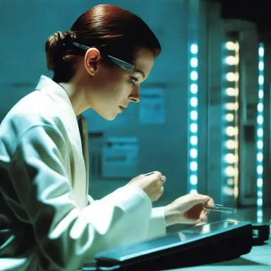 The sci-fi cinema used cdna as a plot device to resurrect a deceased character from the past.