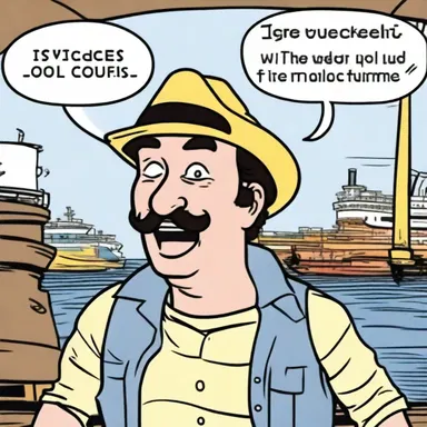 Why did the dockhand want to become a comedian? Because he was tired of carrying the weight of the world and wanted to lighten the mood by making people laugh!