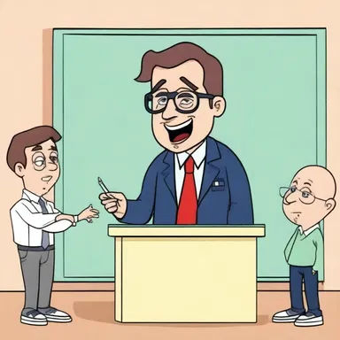 In the animated TV show, the mischievous character conducted a psephology experiment to determine which candidate would win the school election.