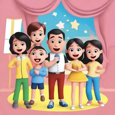 In the cartoon, the animated characters engaged in solmization to train their singing abilities and entertain the audience with their lively performances.