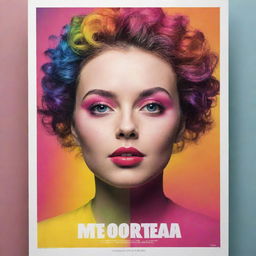 Design an intriguing movie poster that encapsulates the theme of self-esteem. The visual elements should include an empowering figure, motivational quotes, and a blend of uplifting colours.