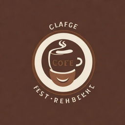 A modern and professional logo for a coffee shop with strong typography, rich colors, and potential coffee-themed elements