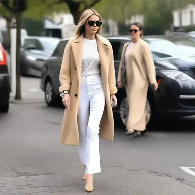 She tried to maintain her stylish appearance despite the car sickness, refusing to let it ruin her fashion-forward outfit.