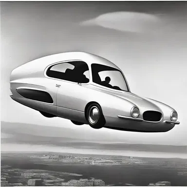 In the futuristic world of flying cars, anti-gravity technology was developed to prevent passengers from experiencing car sickness.