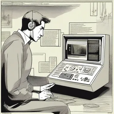 The protagonist in the novel used advanced telemetered technology to transmit messages across time and space.