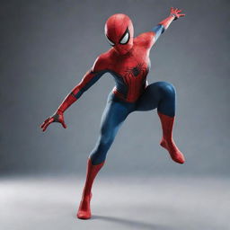 A female version of Spider-Man, equipped with the classic suit, maintaining the same flexibility, strength, and web-slinging abilities.