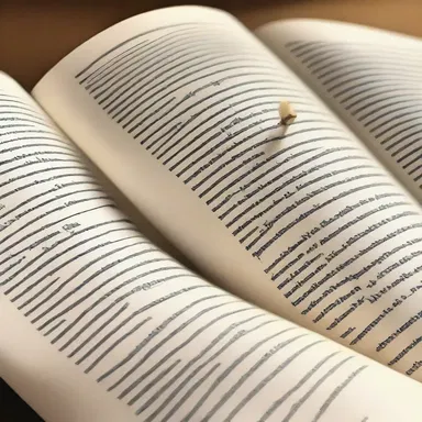 She used a bookmark to mark the page in her film script where she had left off.