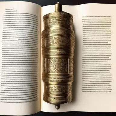 The bookmark she used in her religious scriptures had a beautiful image of a prayer wheel.