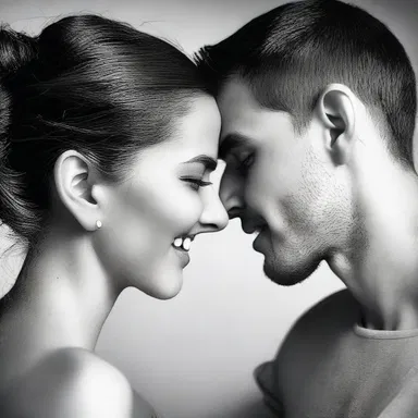 As he gently brushed her ear lobe with his fingers, she felt a surge of affection.