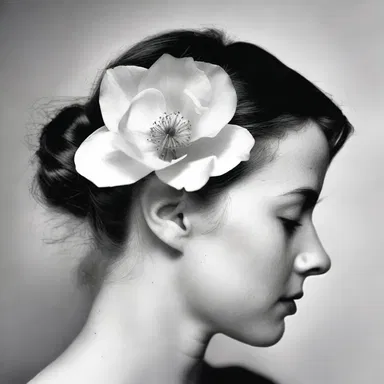 In the poet's description, her ear lobe was compared to a delicate petal of a flower.