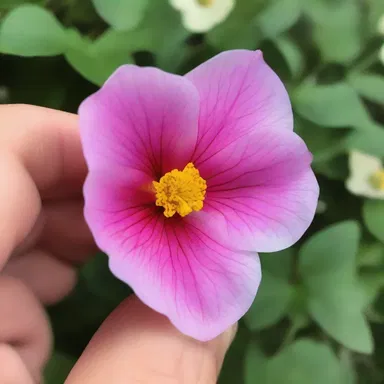 In the poet's description, her ear lobe was compared to a delicate petal of a flower.