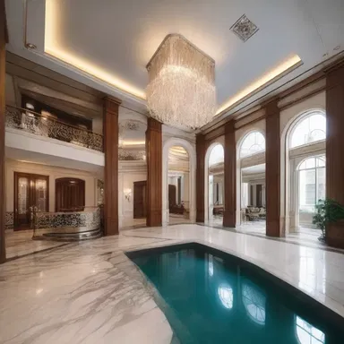 The rapacious design of the building incorporated luxurious elements to attract wealthy clients.