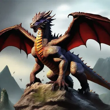 In the fantasy novel, the hero must defeat the rapacious dragon to save the kingdom.