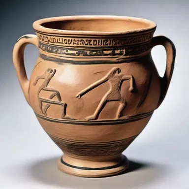 Archaeologists discovered ancient Greek pottery inscribed with the letter kappa, which provided valuable insight into the civilization's writing system.