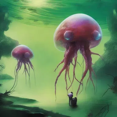 In the futuristic novel, the protagonist encounters a mutated and deadly version of the pond-scum parasite.