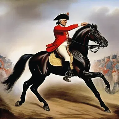 During the Battle of Waterloo, the commander-in-chief rode his charger into the heart of the conflict, inspiring his troops with unparalleled bravery.