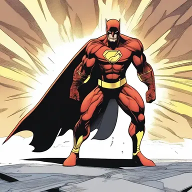 The superhero's charger suddenly malfunctions, leaving him powerless and vulnerable to the villain's attacks.